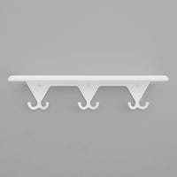 Matte White S.R. Wall Rack on a grey background